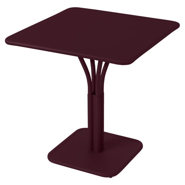Luxembourg Kleiner Outdoor-Tisch 71x71 cm Schwarzkirsche günstig online kaufen
